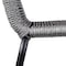 Armen Living Shasta Outdoor Metal and Gray Rope Stackable Dining Chair, PK2 LCSHSICH - alternate 8